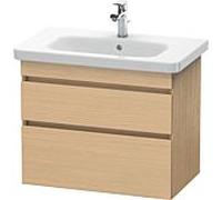 Duravit DuraStyle meuble sous-vasque DS648103030 73 x 44,8 cm, Eiche natur , 2 tiroirs, suspendu