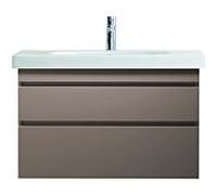 Duravit lavabo pour meubles DuraStyle 100cm avec trop-plein, avec plage pour robinetterie, 1 trou pour robinetterie, 23201000001, Couleur: Blanc avec Wondergliss
