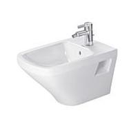 Duravit DuraStyle mur Bidet 22821500001 blanc, wondergliss, avec trop-plein, trou pour robinet 2000