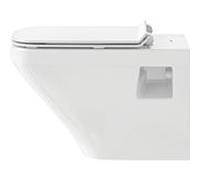 Duravit DuraStyle applique murale WC 2538092000 Projection de 54 cm, sans monture, blanche, avec vernis d'hygiène