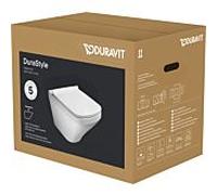 Duravit WC suspendu DuraStyle 45520900A1 blanc, siège WC inclus, fixation cachée