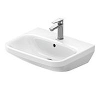 Duravit DuraStyle - Lavabo 55x44 cm, avec un trou pour robinetterie, avec WonderGliss, blanc 23195500001