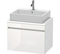 Duravit DuraStyle meuble sous-lavabo pour console compacte, 1 tiroir, 700mm, DS530102218