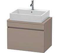 Duravit DuraStyle vasque DS530104343 70 x 47,8 cm, basalte mat, pour console, coulissant 2000