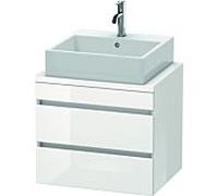 Duravit DuraStyle meuble sous-lavabo pour console compacte, 2 tiroirs, 600mm, DS530502222