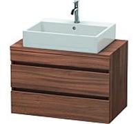 Duravit DuraStyle meuble sous-lavabo pour console compacte, 2 tiroirs, 800mm, DS530707979