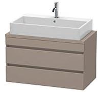 Duravit Vasque DuraStyle DS530804343 90 x 47,8 cm basalte mat pour console 2 tiroirs