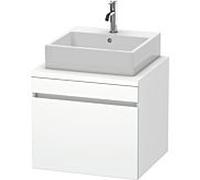Duravit DuraStyle vasque DS531001818 60 x 54,8 cm, blanc mat, pour console, 2000 coulissant