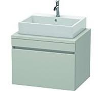 Duravit DuraStyle vasque DS531100707 70 x 54,8 cm, gris béton mat, pour console, coulissant 2000