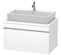 Duravit DuraStyle vasque DS531301818 90 x 54,8 cm, blanc mat, pour console, 2000 coulissant