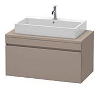 Duravit Meuble sous-lavabo pour console DuraStyle DS531404343 1000 mm 1 tiroir basalte mat