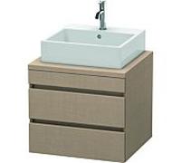 Duravit DuraStyle Meuble bas pour plan de toilette, 2 tiroirs, DS531507575,