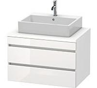 Duravit DuraStyle meuble sous-lavabo pour console, 2 tiroirs, 800mm, DS531702218
