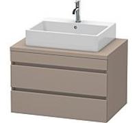 Duravit DuraStyle meuble sous-lavabo pour console, 2 tiroirs, 800mm, DS531704343