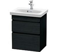 Duravit DuraStyle vasque DS640301616 50 x 36,8 cm, chêne noir, 2 tiroirs, suspendu