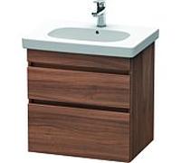 Duravit Meuble sous-lavabo suspendu DuraStyle 6483 DS648307979 60×45,3 cm 2 tiroirs Noyer naturel
