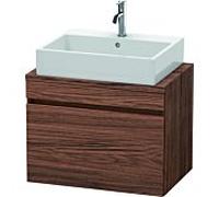 Duravit DuraStyle vasque match0 DS530102121 70 x 47,8 cm, noyer foncé, pour console, coulissant 2000