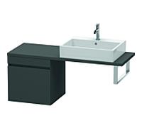 Duravit DuraStyle vasque match0 DS532204949 50 x 47,8 cm, graphite mat, pour console, coulissant 2000