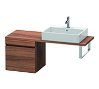 Duravit DuraStyle vasque match0 DS532207979 50 x 47,8 cm, noyer naturel, pour console, coulissant 2000