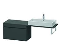 Duravit DuraStyle vasque match0 DS532404949 80 x 47,8 cm, graphite mat, pour console, coulissant 2000