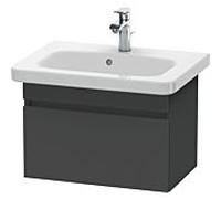 Duravit DuraStyle vasque match0 DS637904949 58 x 36,8 cm, graphite mat, coulissant 2000