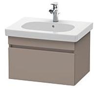Duravit Meuble sous-lavabo mural DuraStyle DS638304343 1 tiroir 600 mm pour D‑Code Basalte mat