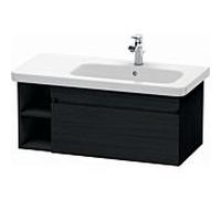Duravit DuraStyle vasque match0 DS639601616 93 x 44,8 cm, vasque à droite, chêne noir, coulissant 2000