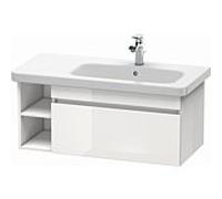 Duravit DuraStyle vasque match0 DS639602118 93 x 44,8 cm, vasque à droite, blanc foncé / match2 mat, coulissant 2000
