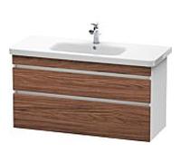 Duravit Duravit Meuble sous lavabo DuraStyle 113x44,8 cm, N dk/blanc mat, 2 tiroirs, suspendu Quantité:1