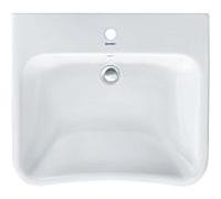 Duravit DuraStyle Vital lavabo 23296500001 65 x 57 cm, blanc, wondergliss, 2000 trou pour robinetterie