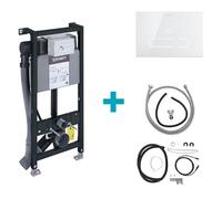 Duravit DuraSystem A2 Kit pour WC lavant Starck f, H : 114,8 cm, avec système d'aspiration d'odeurs et rinçage hygiénique, WD1014000000+WD5003012000+ 1007310000+1007290000,