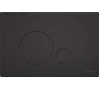 Duravit Plaque de déclenchement mécanique pour WC Beta 120 – DualFlush – 230×150,5 mm – Noir mat