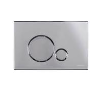Duravit DuraSystem plaque de déclenchement mécanique pour WC Beta 120, DualFlush, 230x150,5mm, WD5010021000, Couleur: Chrome brillant