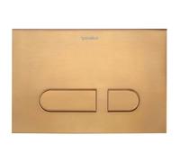 Duravit DuraSystem - Plaque de déclenchement, bronze brossé WD5012044000