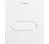 Duravit DuraSystem plaque de déclenchement mécanique pour urinoirs A1, 130x150mm, WD5004011000, Couleur: Plaque frontale en plastique, blanc