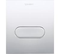 Duravit DuraSystem plaque de déclenchement mécanique pour urinoirs A1, 130x150mm, WD5004021000, Couleur: Plaque frontale en plastique, chrome brillant