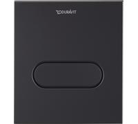 Duravit DuraSystem plaque de déclenchement mécanique pour urinoirs A1, 130x150mm, WD5004031000, Couleur: Face avant en plastique, noir mat