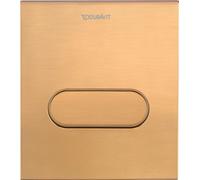 Duravit DuraSystem - Plaque de déclenchement pour urinoir, bronze brossé WD5004041000