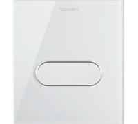 Duravit DuraSystem plaque de déclenchement mécanique pour urinoirs A1, verre blanc, 140,5x157mm, WD5005012000