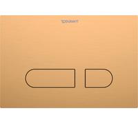 Duravit DuraSystem plaque de déclenchement mécanique pour WC A1, acier inox, WD5012044000, Couleur: bronze brossé