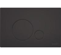 Duravit DuraSystem plaque de déclenchement mécanique pour WC Beta 120, DualFlush, 230x150,5mm, WD5010031000, Couleur: Noir Mat
