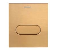 Duravit DuraSystem - Plaque de déclenchement pour urinoir, bronze brossé WD5004041000