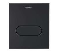 Duravit DuraSystem - Plaque de déclenchement pour urinoir, noir mat WD5004031000