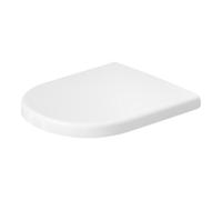 Duravit Duravit Abattant WC D-Code sans frein de chute, charnières acier inox, blanc Quantité:1