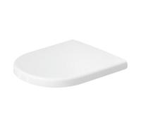 Duravit Duravit Abattant WC D-Code sans frein de chute, charnières acier inox, blanc Quantité:1