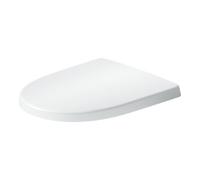 Duravit Duravit Abattant WC en D avec frein, 45,7 cm, uni, blanc Quantité:1