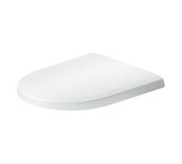 Duravit Duravit Abattant WC en D avec frein de chute, 45,5 cm, uni, blanc Quantité:1