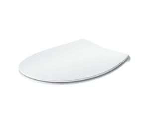 Duravit Duravit Abattant WC ovale avec frein de chute, 44,8 cm, uni, blanc Quantité:1
