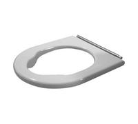 Duravit Duravit Anneau de siège WC Starck 3 Vital sans abaissement, charnière inox, blanc Quantité:1