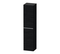 Duravit D-Neo Armoires hautes, 400x1760x360mm, 1 porte, charnières à droite, 5 tablettes en verre, poignée chrome, DE1328R10160000, Couleur: Décor chêne noir
